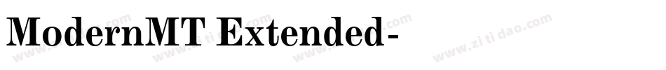 ModernMT Extended字体转换